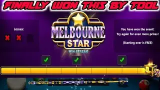 Crucial Shot😎 Winning Melbourne Star Win streak challenge🤯in 8 Ball Pool