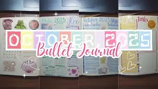 OCTOBER 2025 BULLET JOURNAL | Cute Pastel Theme | Planwithme | Giansstory | Giansjournal