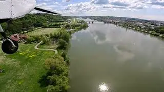 sehr sch&ouml;ne Landung in Vilshofen