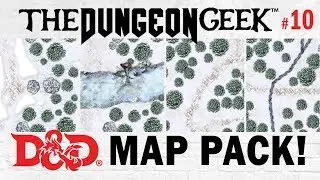 Free D&D Battle Maps! - Winter Encounter Map Pack!