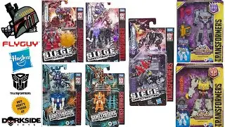 FLYGUYtoys Transformers Battle Masters Rung, Ravage, Lazerbeak, Smashdown, Caliburst Figure Reviews