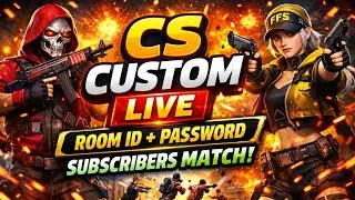🏆 Custom Room Challenge Live | Winner ko shoutout