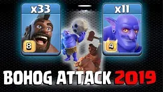 Th12 Bowler HogRider  Attack Strategy in war 3 star