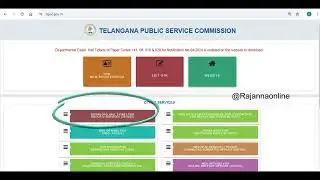 TGPSC Group 3 Hall Tickets Now Available &ndash; Download Your Admit Card I Rajannaonline