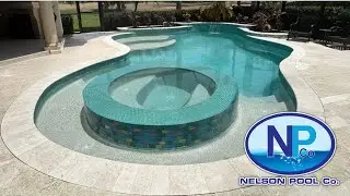 Wet Edge Matrix Series Costal Blue - Spa Pool Renovation - Nelson Pool Company - Luv Tile