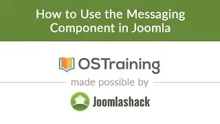 Курс для начинающих Joomla, Урок № 23: Как использовать компонент обмена сообщениями в Joomla