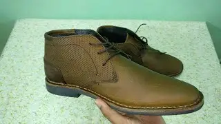 Red Tape Men Brown Leather Boots Unboxing.