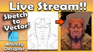 Full Vector Inks and Color Process in Affinity Designer -Twitch Stream 4 28 24 VOD