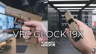 POV with the VFC G19x (Elite Force / Umarex) 6mm Green Gas Pistol.