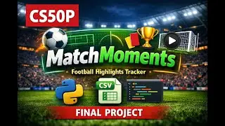 CS50P Final Project &ndash; MatchMoments | Football Highlights Tracker in Python (Passed)