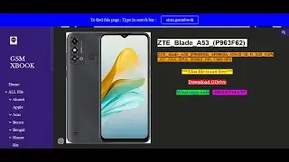 ZTE_Blade_A53_(P963F62)_{SP9863A_OSv12_GEN_EU_EEA_SP1A}_Firmware_Read_by_CM2-SP3 | #flash #firmware