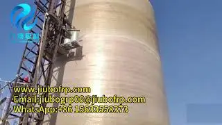 FRP Vertical Large Winding Storage Tank. Winding Machine.f you interested, Please contact me freely.