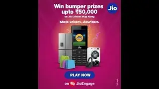 Jio Cricket Play Along: Unlock Bumper Prizes