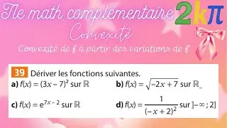 39p82 Dériver 4 fonctions en un éclair (composée avec carré, racine carrée, exponentielle, quotient)