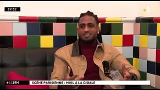 Le chanteur réunionnais Mikl à la Cigale