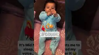 3 months old recognises her voice for the first time