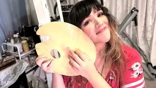 ASMR Playing with Art Supplies *Relaxing *Soft spoken *Tapping