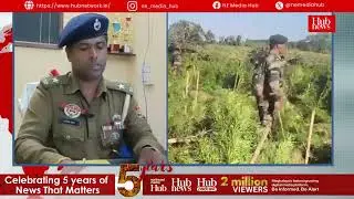 Tripura | Massive Anti-Narcotics Raid: 6.7 Lakh Ganja Plants Destroyed Across 95 Acres