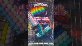 pride month may be over but i&rsquo;m still gay 🌈 #kandi #pride #smallbusiness #lgbtq #handmade