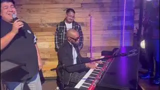Aaron Barbosa sharing with Mike Bereal that's musicianship ❤️❤️❤️❤️
