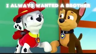 I always wanted a brother ~Paw Patrol 