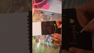 Beautiful scratch book drawing&hearts;️🫶#diy #art#craft #asmr#drawing#books  #satisfying#trending #tutorial