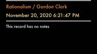 Rationalism / Gordon Clark