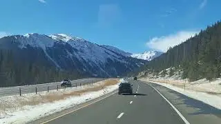 The first snow in Loveland Valley, Rocky Mountains, i-70, west from Denver, Nov 18