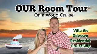 🛳 НАША экскурсия по номеру на Villa Vie Odyssey | Непрерывный кругосветный круиз 🚢 | E30