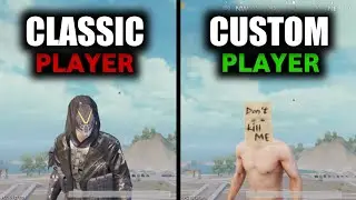 DIFFERENCE BETWEEN CLASSIC PLAYER VS CUSTOM PLAYER | PUBG MOBILE