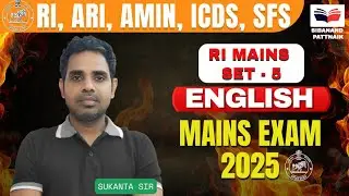 💥 SET 5 = Gamechanger! | English MAINS RI ARI AMIN ICDS + ASO CGL 2025 | Target 35+/40🔥