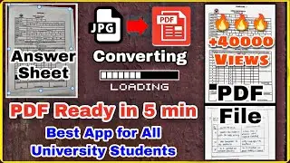 How to use document scanner | Best Apps for PDF converting  for all University👍Annamalai|Anna|Madras