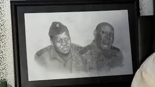 Idi Amin's First Born, the Igwe of West Nile, Lt Gen Taban Amin, now chairman of Veterans in W. Nile