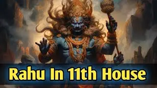 🧿🍀Rahu In 11th House In Horoscope🍀🧿एकादश भाव मे राहु करेंगे चमत्कार 😍 #rahu #astrology #11thhouse