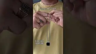 Octagon Geo Black Stone Pendant | Geometric Power for Men | The Men Thing