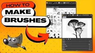 GIMP - Create Your Own Brushes From a Custom Image