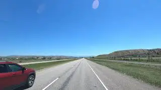 4K Driving from Three Forks Junction to Bozeman, Montana