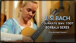 Borbala Seres plays Courante from Cello Suit No. 1 BWV 1007 by J. S. Bach on a 1926 Hermann Hauser I