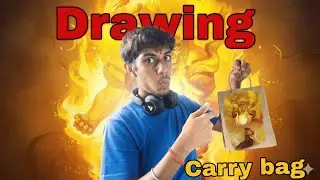 Can I Draw Surya Dev on a Carry Bag? 🔥 | Most Powerful Artwork Ever! ✨