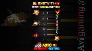 NEW OB 47 UPDATE BEST SENSITIVITY SETTINGS FREE FIRE MAX 🔥 | ALL GUN 🔥 AUTO HEADSHOT SETTING #viral