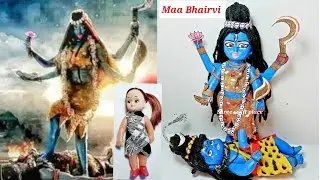 Maa Bhairvi(10 Mahavidya)Makeover on doll/Inspired from Tv show Shree Ganesha#Trending#dolls