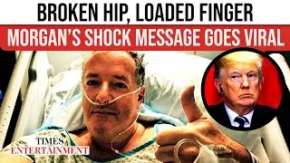 Piers Morgan HOSPITALISED; Blames Donald Trump For Brutal Fall | WATCH