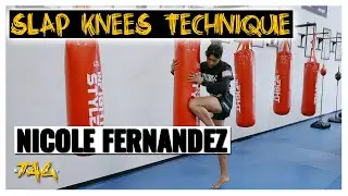 Slap Knees Technique on the Bag with Nicole Fernandez
