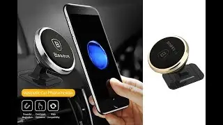 Baseus Powerful Magnetic 360 Degree Rotation Car Mount Dashboard Holder for Xiaomi Mobile Phone