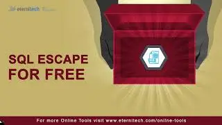 How to SQL Escape? | SQL Escape Online | Free Online SQL Escape Tool
