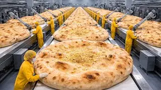 Inside a Modern Naan Factory – How Millions of Naan Breads Are Made Daily (Full Process)