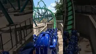Kraken Back Row POV 🐙 | SeaWorld Orlando #coaster  #shorts