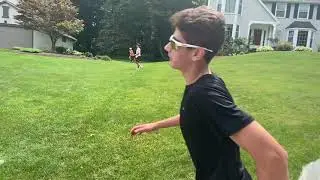 Neighborhood Olympics: Aaron vs Isaac Kickball