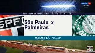 Melhores Momentos - Supercopa Sub-20 2018 - S&atilde;o Paulo 4x3 Palmeiras (Final - 1&ordm; Jogo)