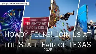 Howdy Folks! State Fair of Texas 2025 | Food, Fun & Family Adventures with the Calhouns! 🎢🍗🎟️